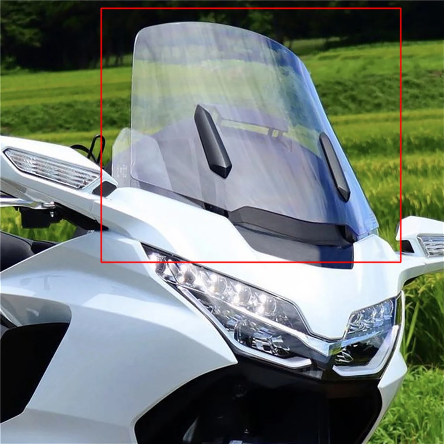 

Panical Front Windshield Wind Deflector Spoiler Fairing For Honda Gold Wing GL1800 GL1800B F6B 2018-2023 PC Hardened