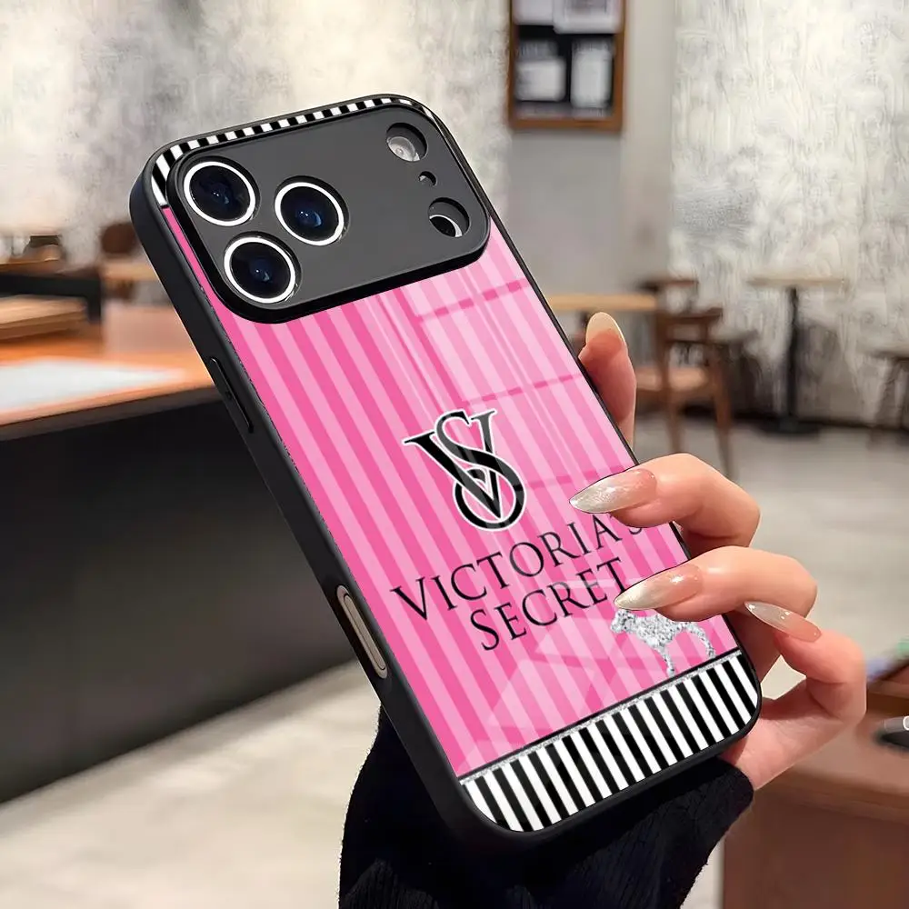 Victorias Pink Secret Premium Phone Case with Glass Cover