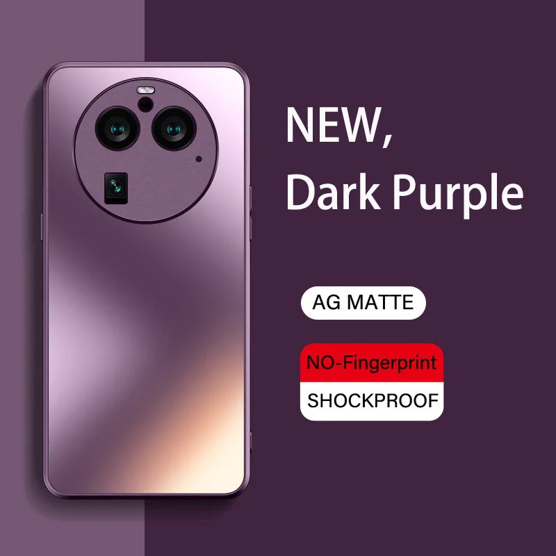 Glitter Brillante AG Custodia Rigida In Silicone Per Oppo Reno 5 6 8 Lite 9 Trovare X5 X6 Realme 11 Pro Plus custodia protettiva satinata opaca_voghion.com