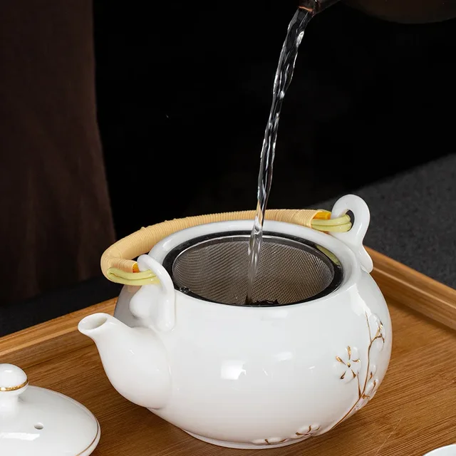 Painted Ceramic Teapot 3