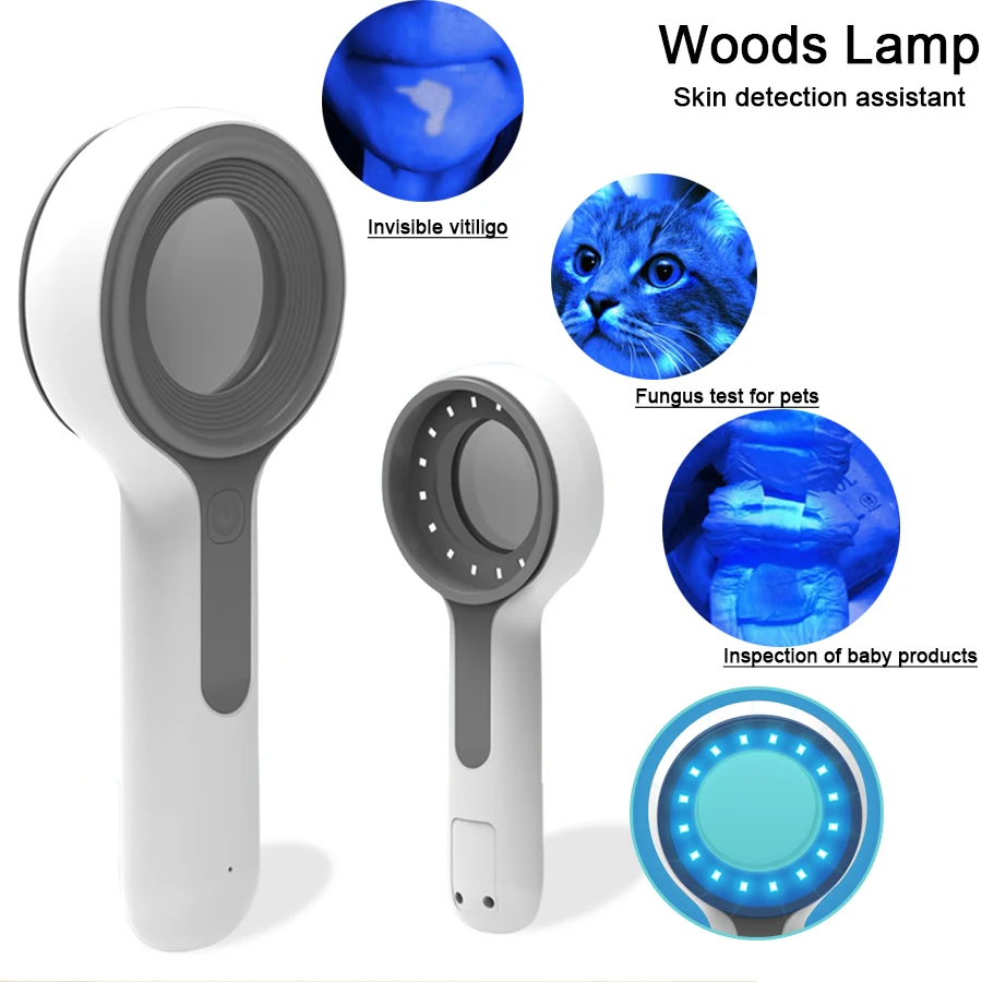 

Woods Lamp For Skin Analyzer Machine Ultraviolet Lamp Uv Skin Examination Beauty Test Facial Magnifying Analysis Vitiligo Lamp