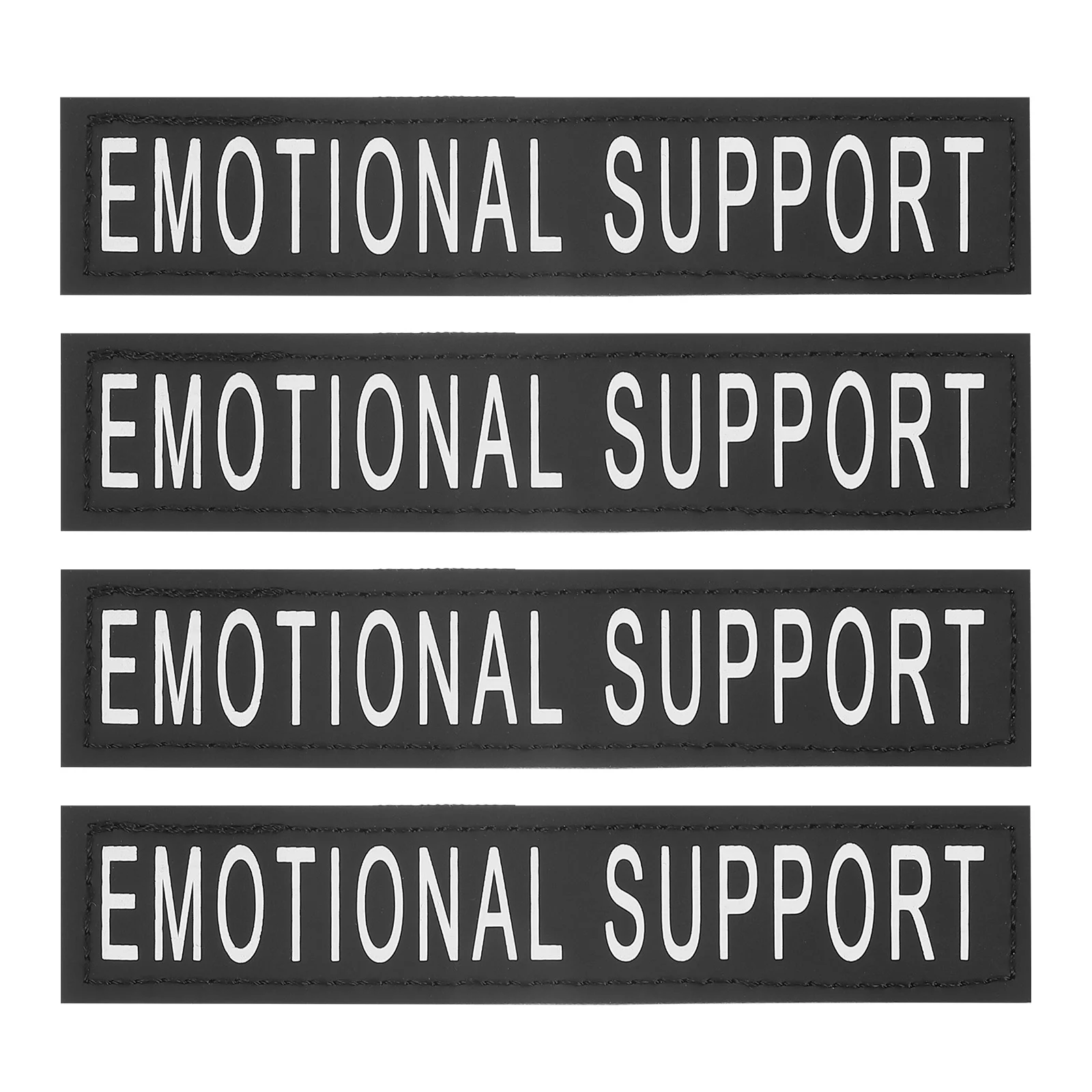 

2 Pairs Harness with Reflective Pet Patches Vest Stickers Ornament Dog's Clothes for Pu Outing