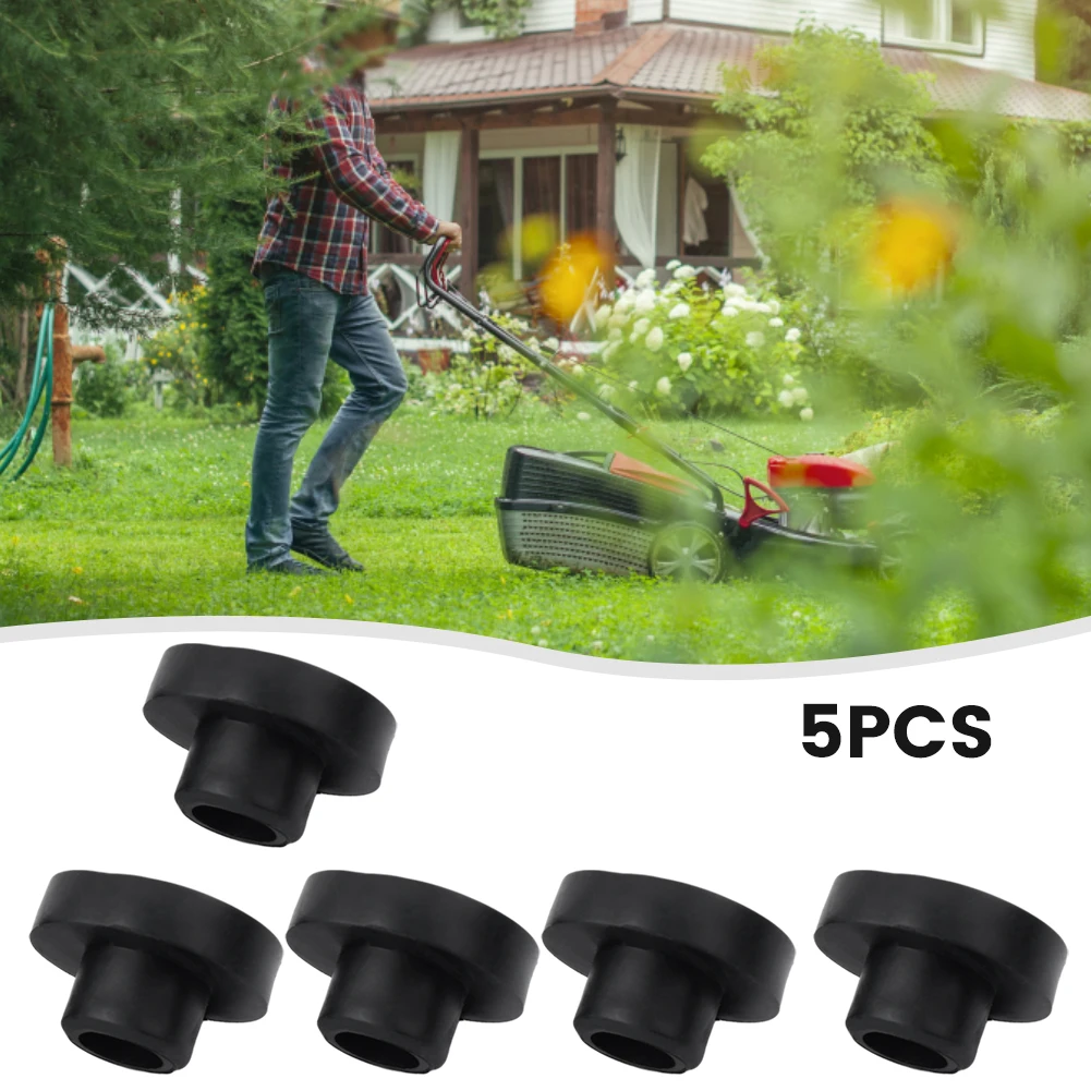 5 Piece Fuel Tank Bushing Grommets With 3/8 ID 1 1/16 OD 5/8 H For Tractor Lawn Mower Generator And Related OEM Parts