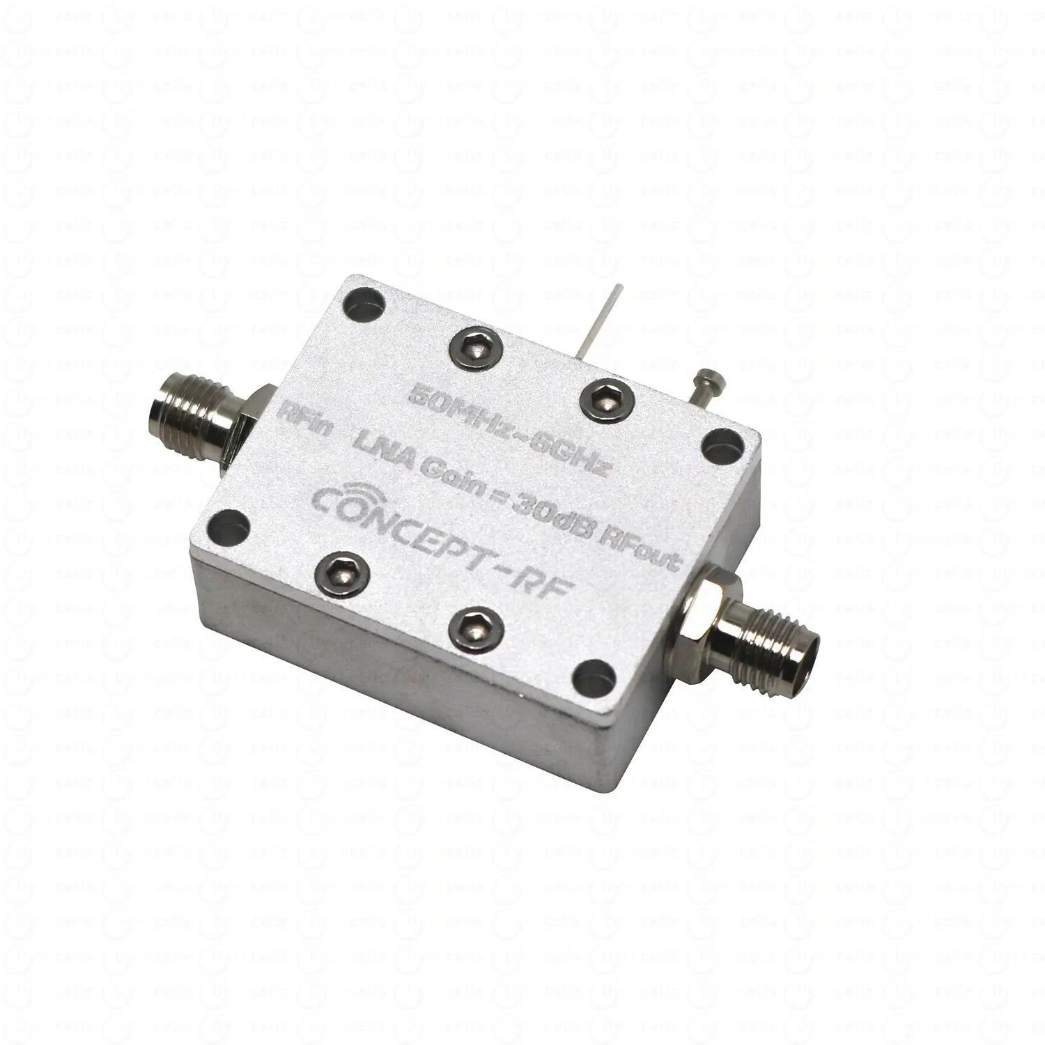 50MHz-6GHz 20dB 30dB 40dB Ultra-Rauscharmer LNA-Verstärker NF=0,4 für Empfängersysteme, RF-Signalverstärkung für AM FM MW SDR-Radio – Detail 4