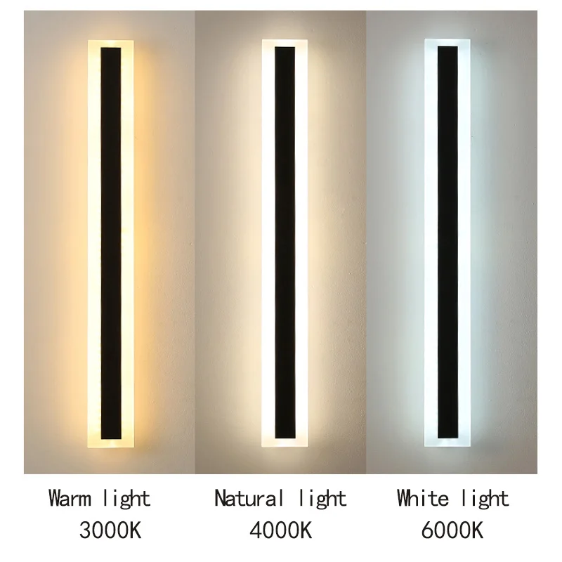 LED Wall Lamp for Outdoor Long Strip wall light