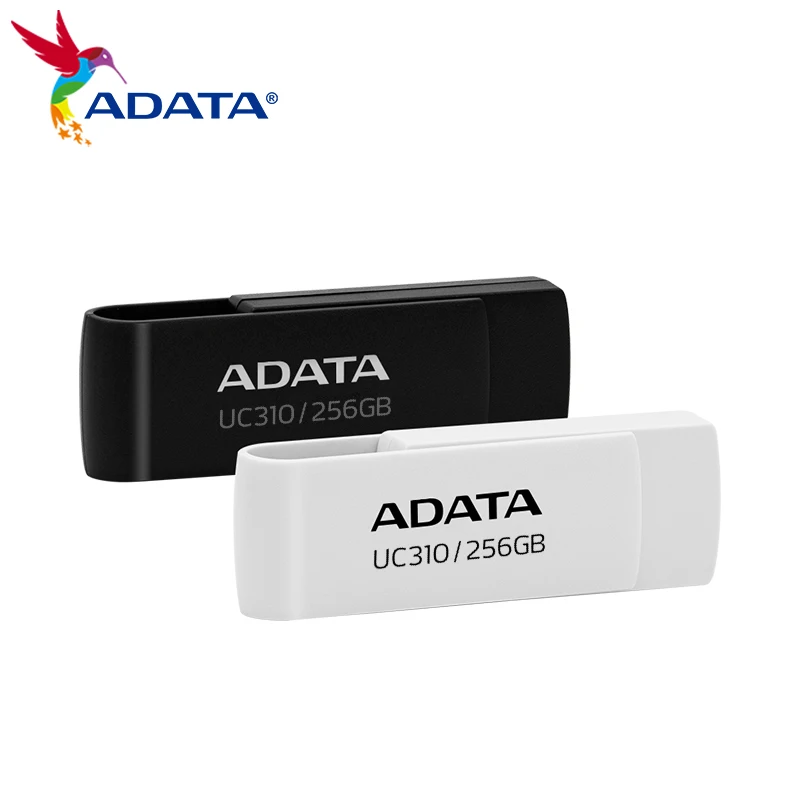 

ADATA Pen Drive USB Flash Drive USB3.2 UC310 Black White 32GB 64GB 128GB 256GB Pendrive Gen1 Memory Stick up to 100mb/s for PC