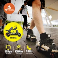 Electric Skates A1, Portable Electric Skateboards Remotable, 20m/s Top Speed & 15 Miles Range, Electric Roller Skates for Adults