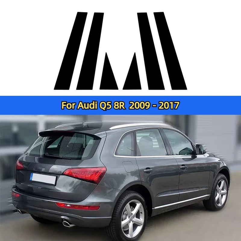 Fenster Tür Spalte B C Säule Post Abdeckung Trim Für Audi A4 B8/8K A6 C7 4G Q3 SUV F3 Q5 8R Dekoration Aufkleber – Detail 1