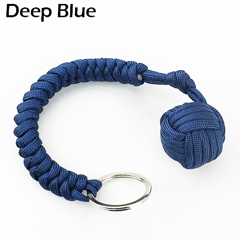 Self Protection  Fist Steel Ball For Girl Bearing  Lanyard Survival Key Chain Window Breaker  Self Defense Tool