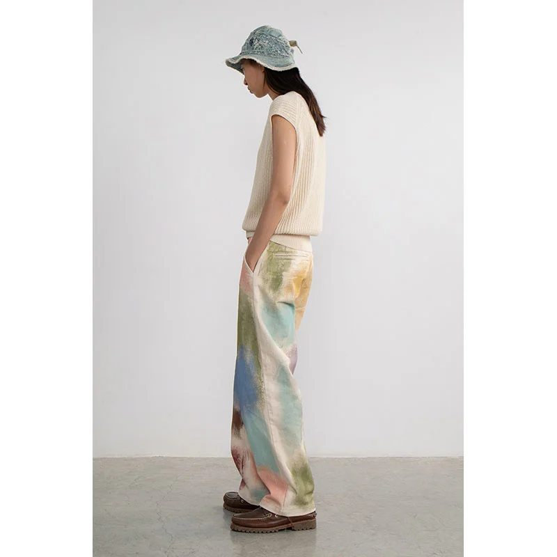 Wide Leg Pants Loose Straight Baggy Ruffian Versatile Japanese Streetwear
