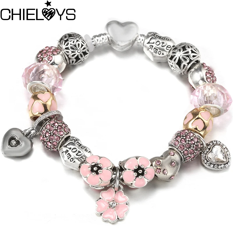 

Новые роскошные браслеты с подвесками в форме сердца серебряного цвета, брендовые браслеты для женщин и мужчин, бижутерия, браслеты, Подарочные ювелирные изделия