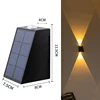 NEW Upgrade LED Outdoor Wall Solar Lights Waterproof Garden Wall Decoration Lighting For Villa Patio Stair Corridor 6
