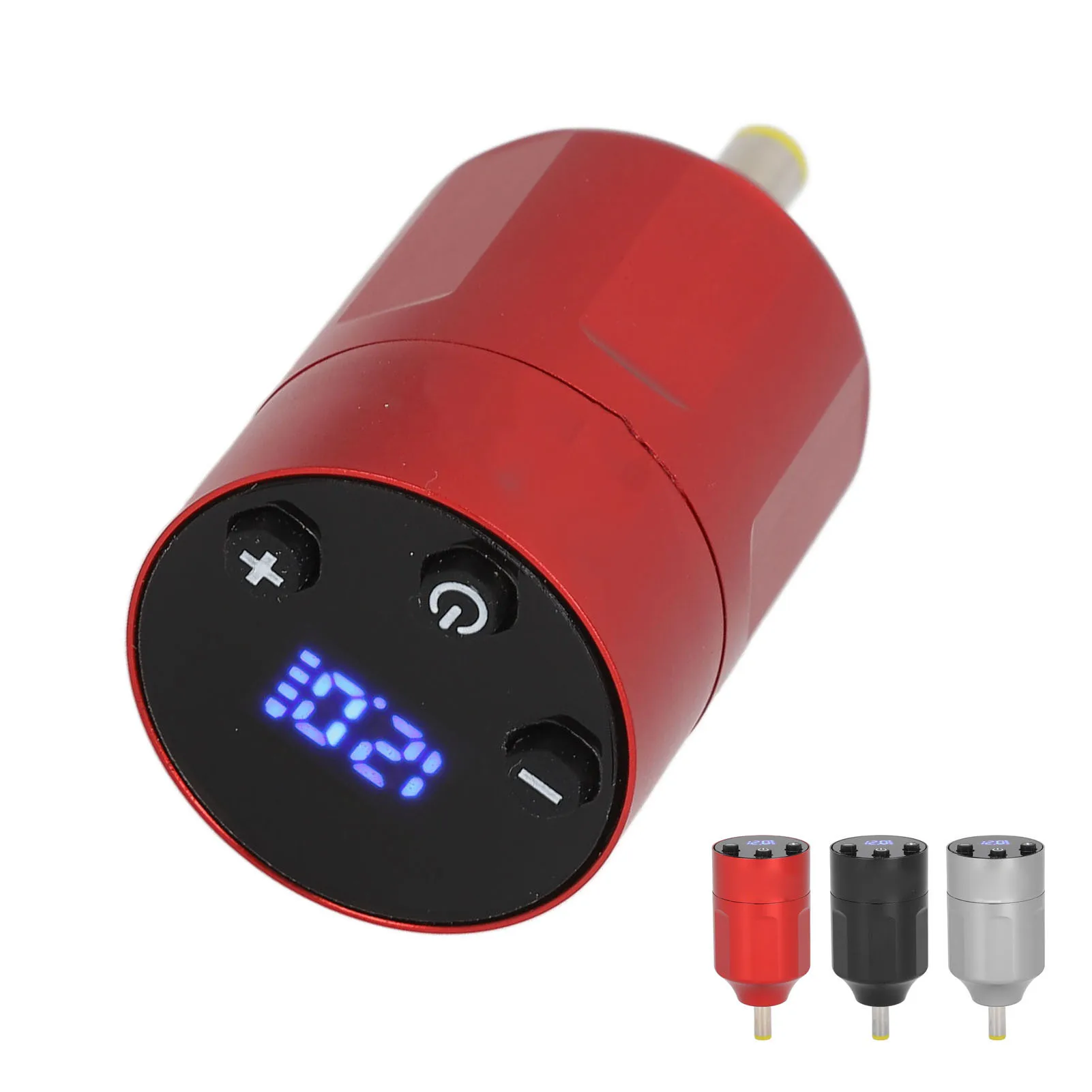 Wireless Tattoo Machine Battery Power Supply DC Interface 1300mAh Capacity LED Screen Tattoo supplies