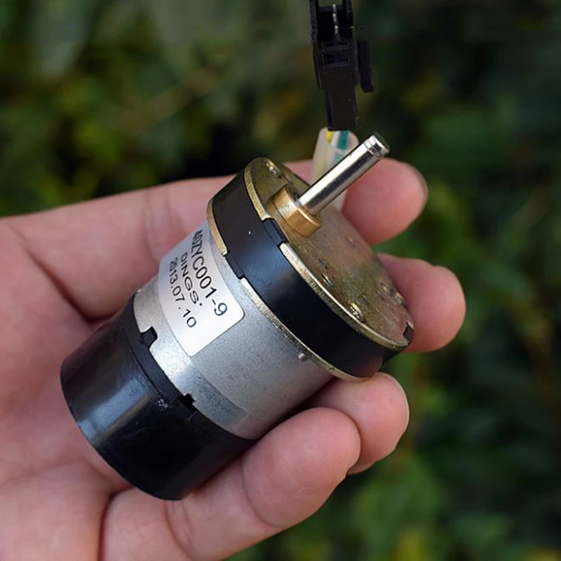 

40MM Micro 530 Gear Motor DC 6V-12V 6.5RPM Slow Speed Large Torque Mini Thin Gearbox Reducer Motor D-shaft DIY Robot Smart Car