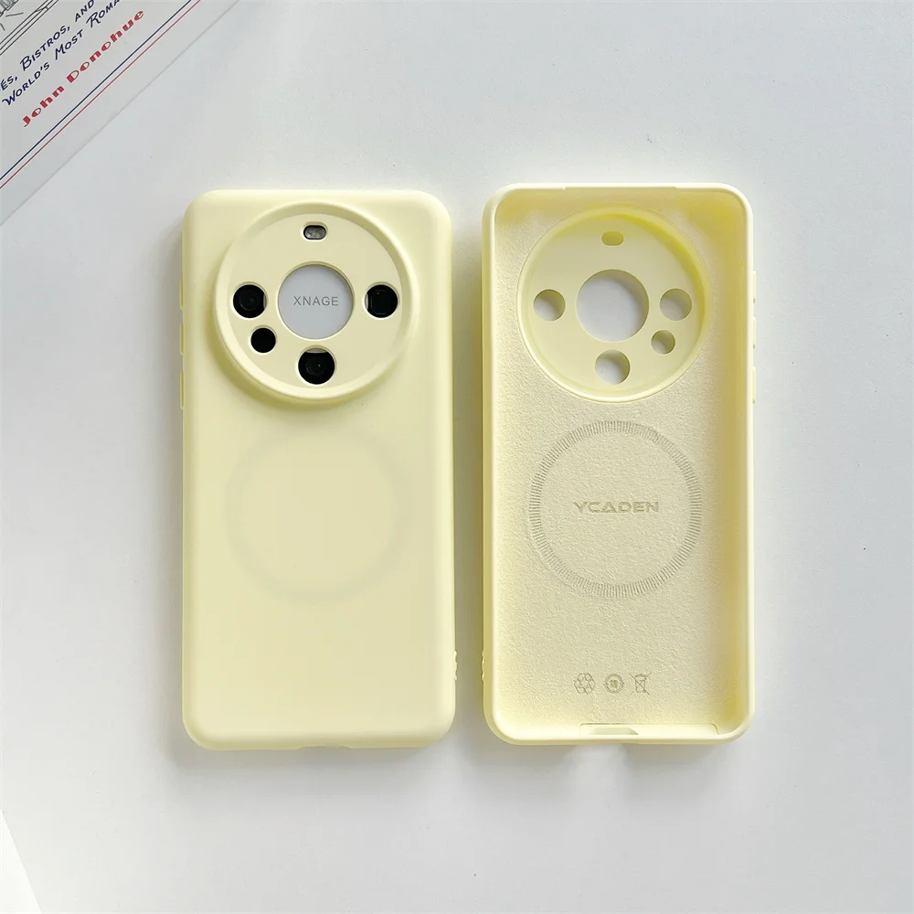 Luxury Liquid Silicone Magnetic Shockproof Case Cover