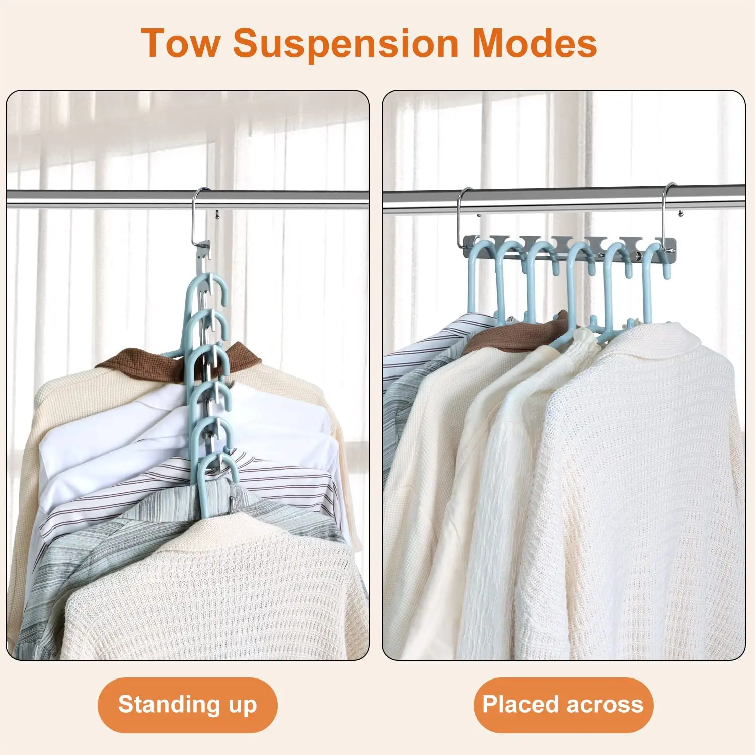 9 Holes Magic Clothes Hangers Metal Space Saving Hangers Sturdy Retractable  Hangers Wardrobe Storage Organize for Heavy Clothes - AliExpress