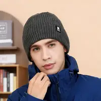Winter Thick  Beanie Hat With Fleece Lined For Men Women Winter Solid Knitted Wool Skull Cap For Outdoor Activities & Daily Use 4