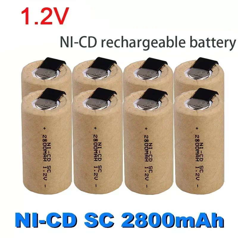

Rechargeable Battery for Electric Screwdrivers, 100% Original, New SC, 2800mAh, 1.2V, NI-CD, Electric Tools, etc