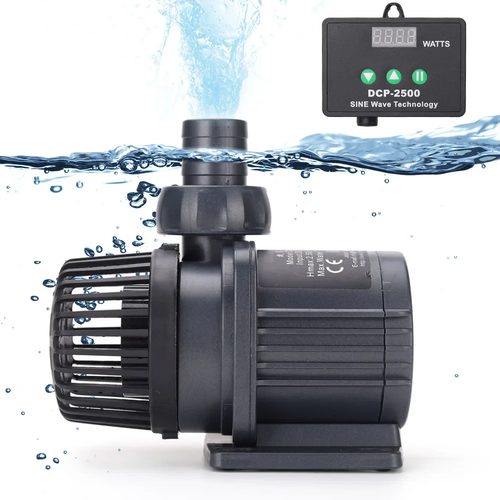 

Jebao Jecod DCP Series Aquarium Fish Tank Adjustable Sump Return Water Pump DCP3000 4000 5000 W/ Controller
