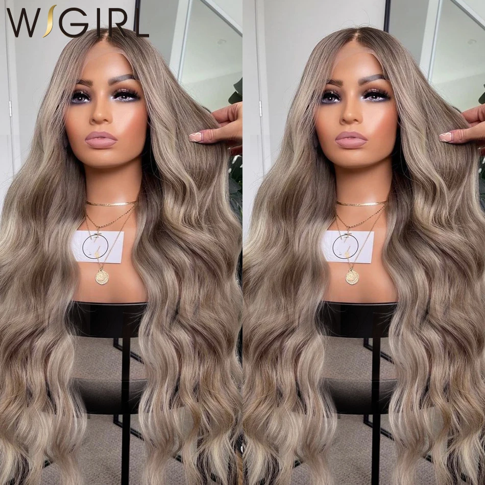 

Wigirl P18 613 Highlight Blonde Lace Front Human Hair Wig 13x4 13x6 Body Wave Lace Frontal Wig Brazilian Wigs For Women
