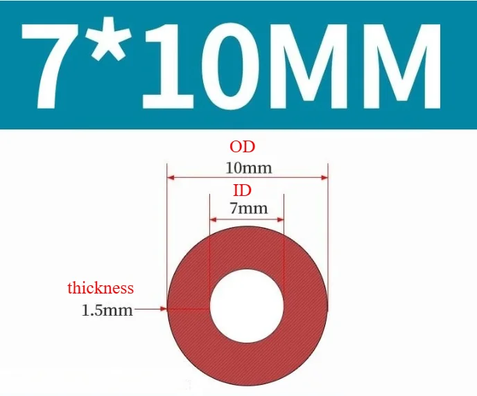 Durable Heat-Resistant Red Silicone Tube - Flexible Thickened Rubber Hose