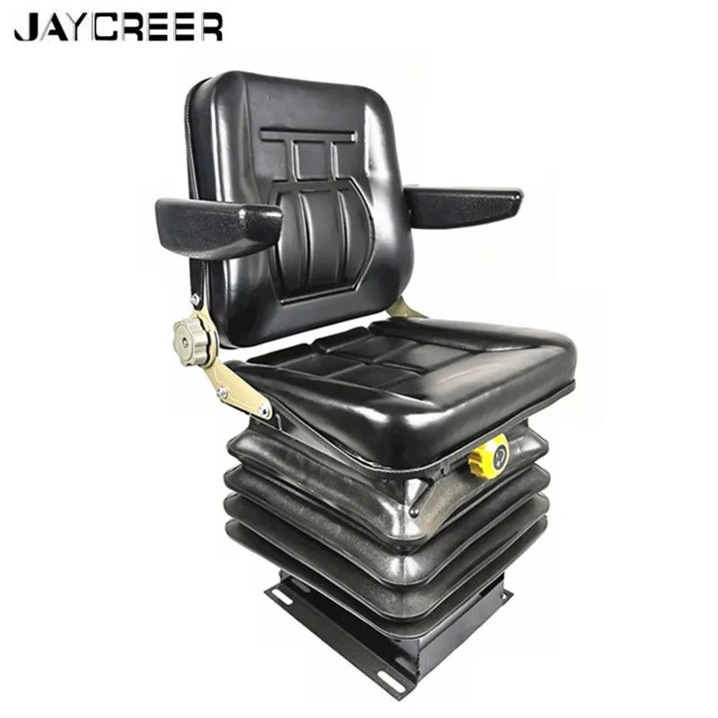 JayCreerMechanicalSuspensionSeatWithHeadrestForWheelLoader