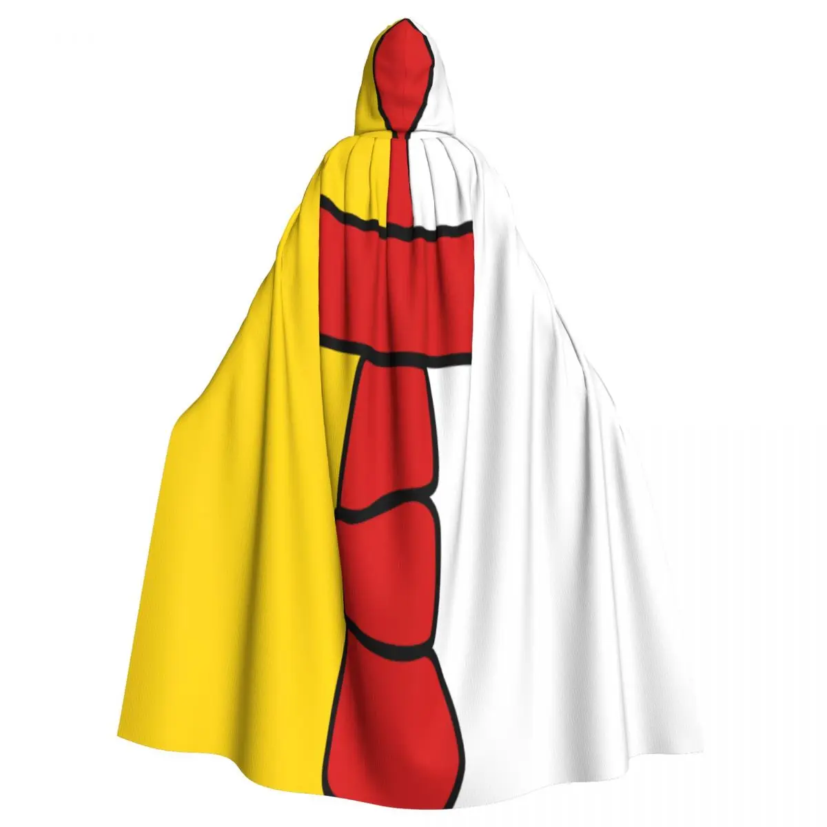 

Long Cape Cloak Flag Of Nunavut Hooded Cloak Coat Autumn Hoodies