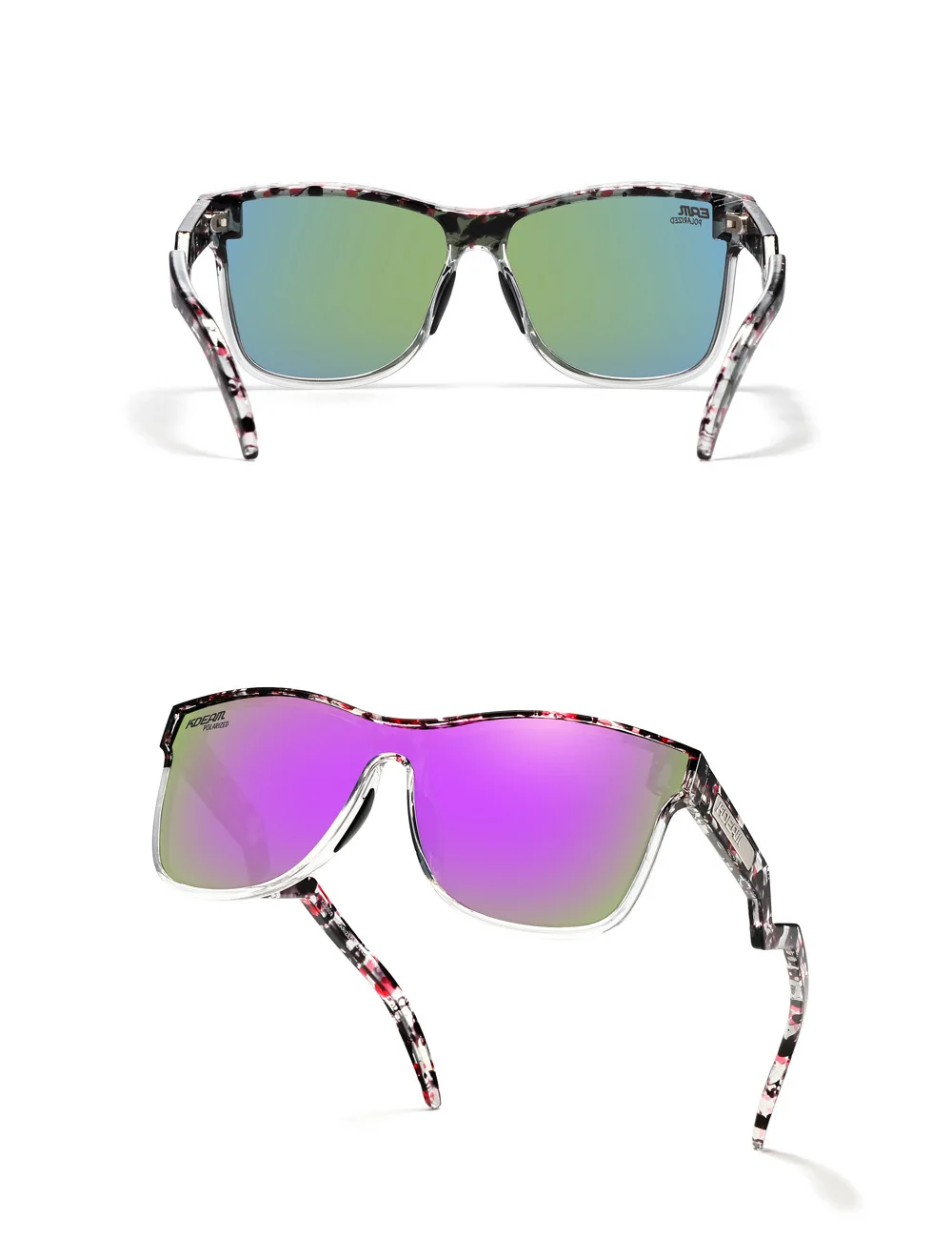 Kdeam 1,2mm polarisierte Sonnenbrille ultraleichte tr90 Herren Outdoor Sport bunte Brille 3d Metall Logo Fahrrad brille kd0809 – Detail 24
