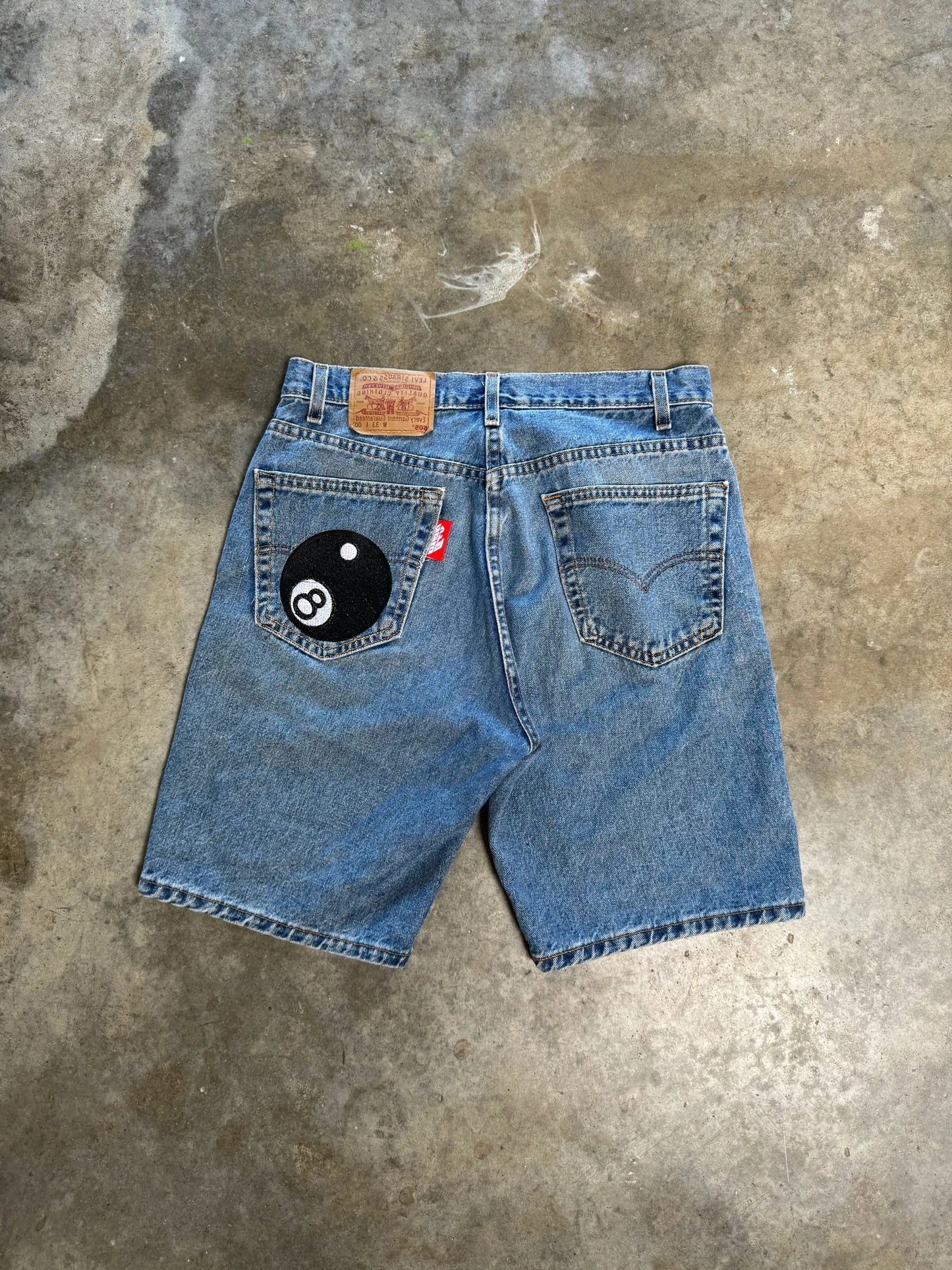 Denim Shorts Streetwear Shorts Y2K Jeans Mens Harajuku Gothic Hip Hop Embroidery Retro Black Baggy Denim Gym Shorts High Waist Casual