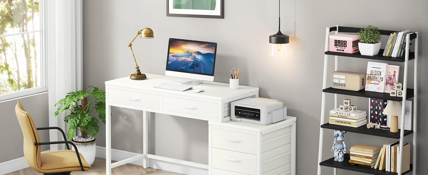 desk with storage