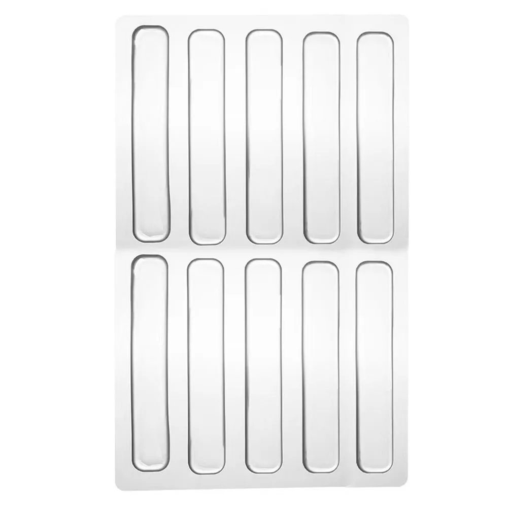 1PCS No Punching Silicone AntiCollision Door Stickers Transparent Wall Protection Pad Silicone Invisible Anti-collision Strip