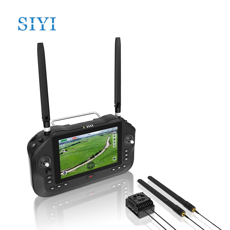 SIYI UniRC 7 / 7 Pro Dual Frequency 2.4 & 5 GHz Handheld Ground Station 40 KM Range