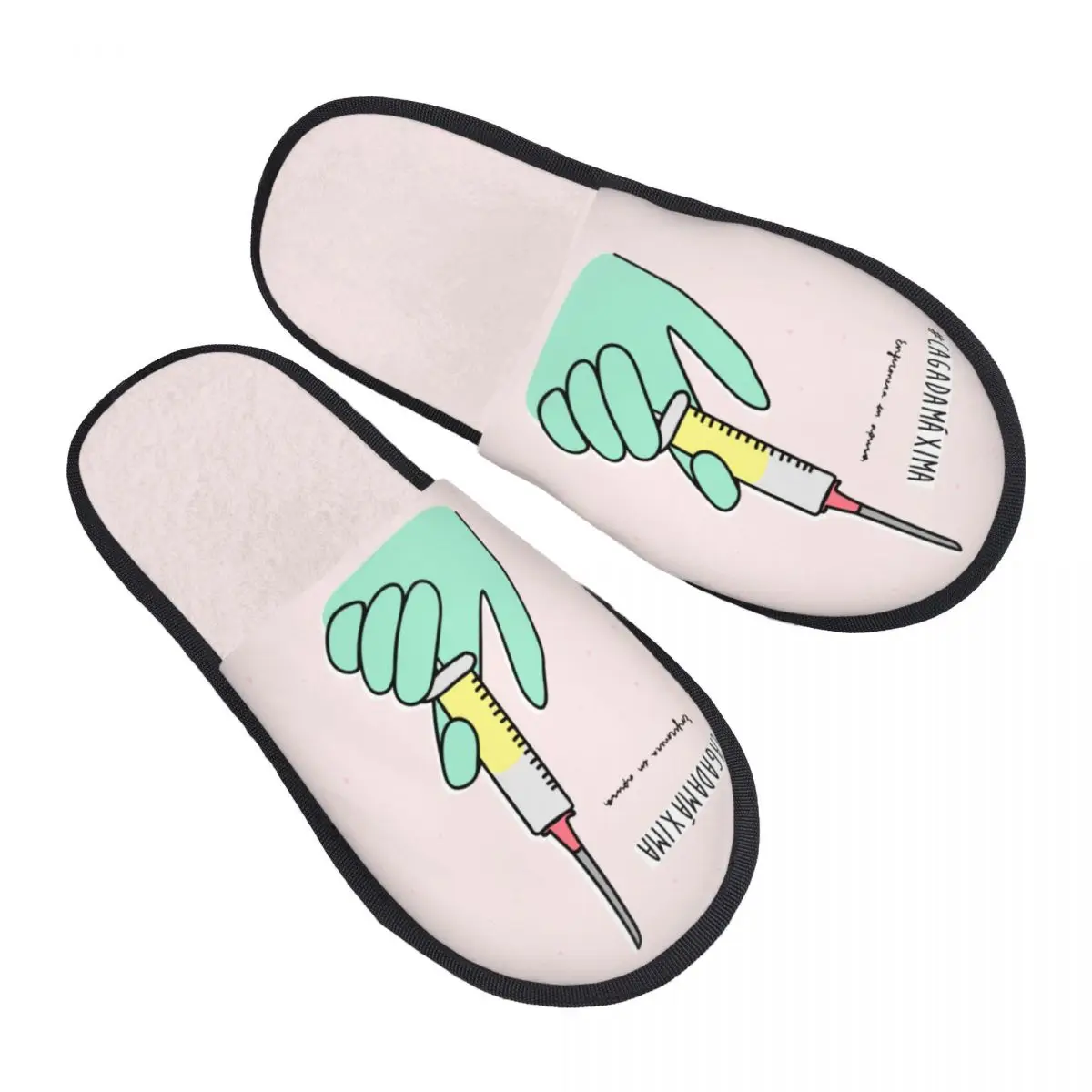 

CAGADASDESTUDIANTE Slippers Non-slip Enfermera En Apuros Doctor Nurse Medical Medicine Health Cozy Memory Foam Slides Indoor