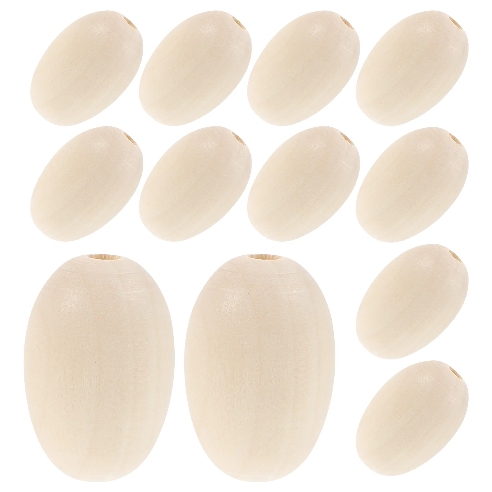 

20 Pcs Children's Beaded Accessories Mini Beads to Make Bracelets Jewlery for Making Necklace DIY Multifunction Wooden Bulk