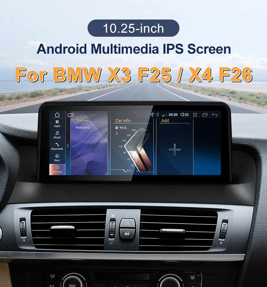 2024 New ID6 ID7 ID8 UI 10.25inch Android System Wireless Carplay AUTO For BMW X