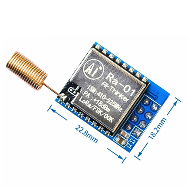 A10I Ra-01 LoRa SX1278 433M 무선 확산 스펙트럼 전송 모듈 가장 먼 10KM