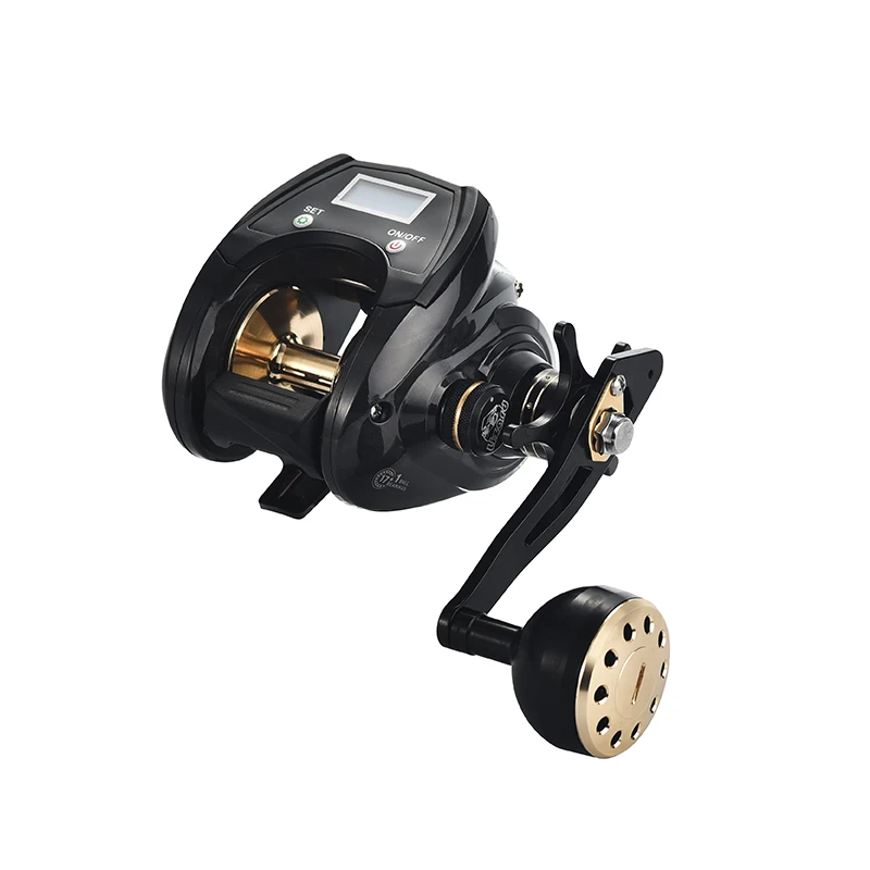 17 + 1BB Left and Right Fishing Reel with LED Digital Display Electronic Baitcasting  Line Counter 6.4:1 Casting Reel