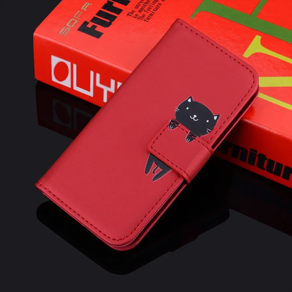 Chic Flip Wallet Phone Case with Coque Cover Design