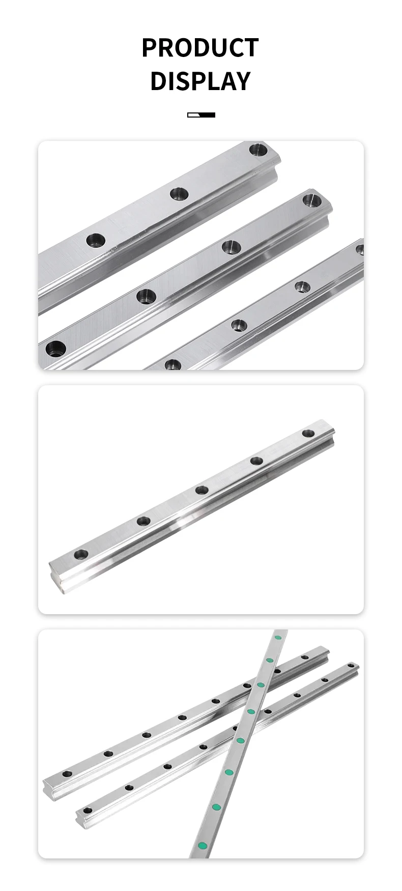 MGW7 MGW9 MGW12 MGW15 Verbreiterte Linearführung 100 150 1200 1250 1300 1350 1400 1450 1500 1550 1600 mm Miniaturführung ohne Schieber – Detail 12