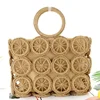 Wicker Woven Handbags for Women Rattan Hollow Straw Bags Handmade Beach Travel Shoulder Bags Casual Ladies' Purses Summer Fashio 5
