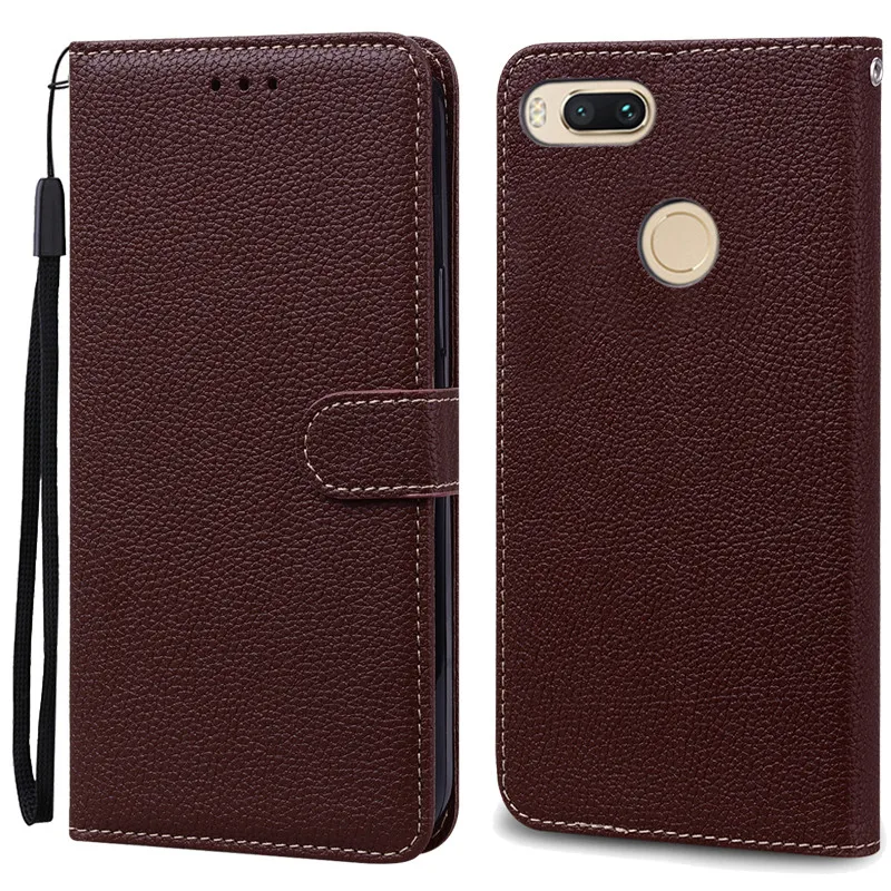 Leather Wallet Flip Case - Elegant Protective Cover with Bumper Coque and Storage Pockets