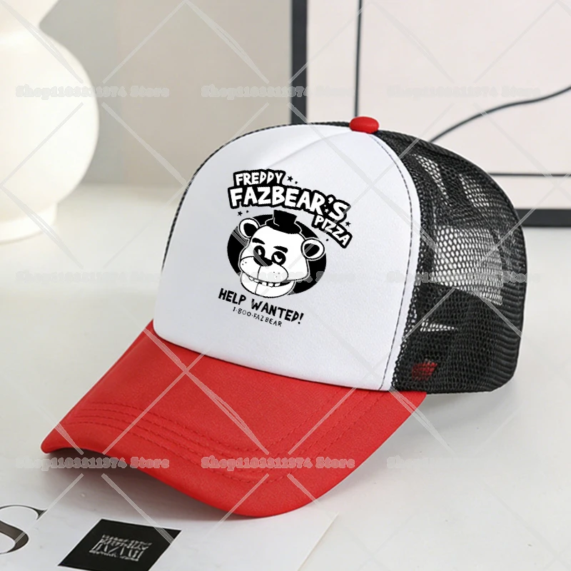 Five Nights at Freddy's Themed Mesh Baseball Cap - Cartoon Sports Hat
