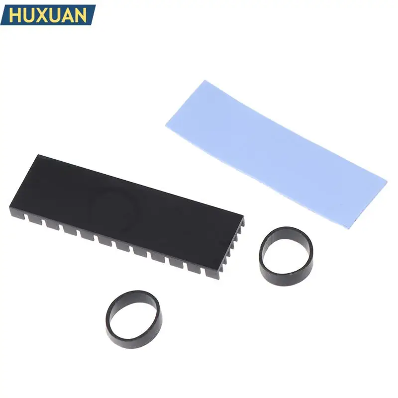 알루미늄 냉각 방열판, 열 패드 포함, 고품질 방열판, M.2 NGFF NVMe 2280 PCIE SSD, 1 세트