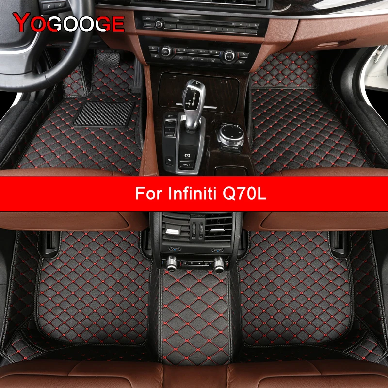 

YOGOOGE Custom Car Floor Mats For Infiniti Q70 Q70L Auto Accessories Foot Carpet