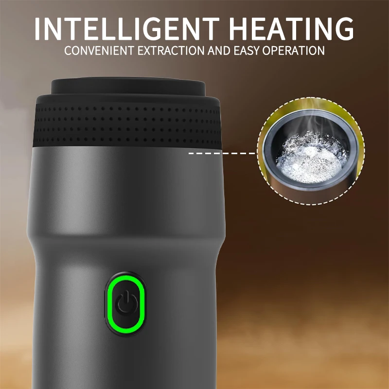 Espresso Coffee Maker Capsule Coffee Maker Portable Fully Automatic Espresso Capsule Coffee Machine For Large and Small Capsules Of Coffee Powder Electric Machine