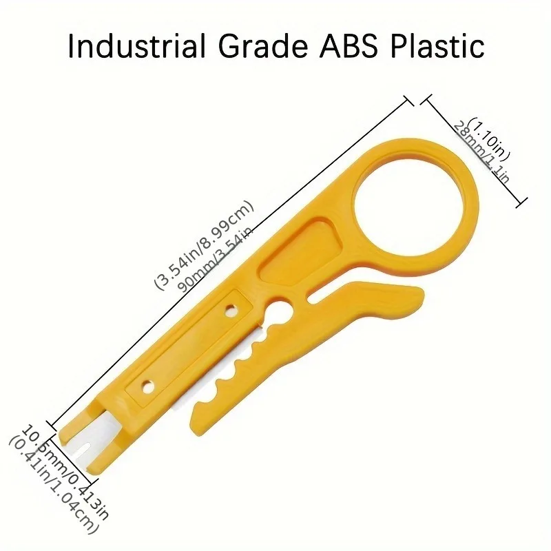 3pcs Mini Portable Wire Stripper Knife Crimping Tool Cable Stripper Knife Cable Tools