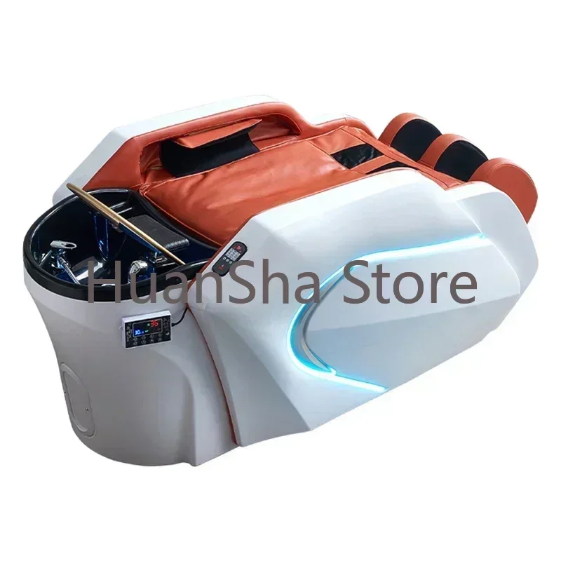 Hair Salon Chair Head Spa Professional Massage Therapy Japanese Shampoo Bed Hairdresser Stylist Cadeiras Beauty Furniture LJ50SC
