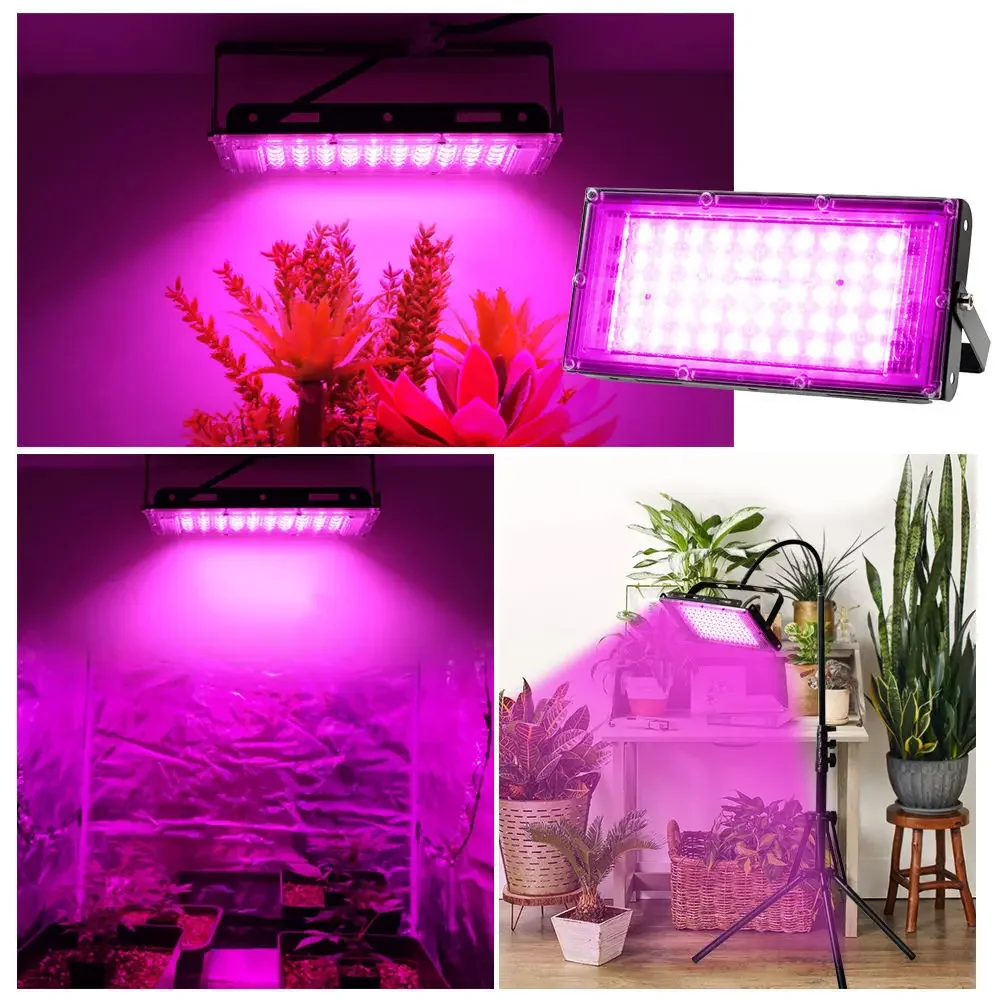 Plný spektrum LED dělat se lehký fyto lampa střídavého 220V 50W 100W 200W 300W s EU kolíček pro skleník hydroponické rostlina vzestup osvětlení