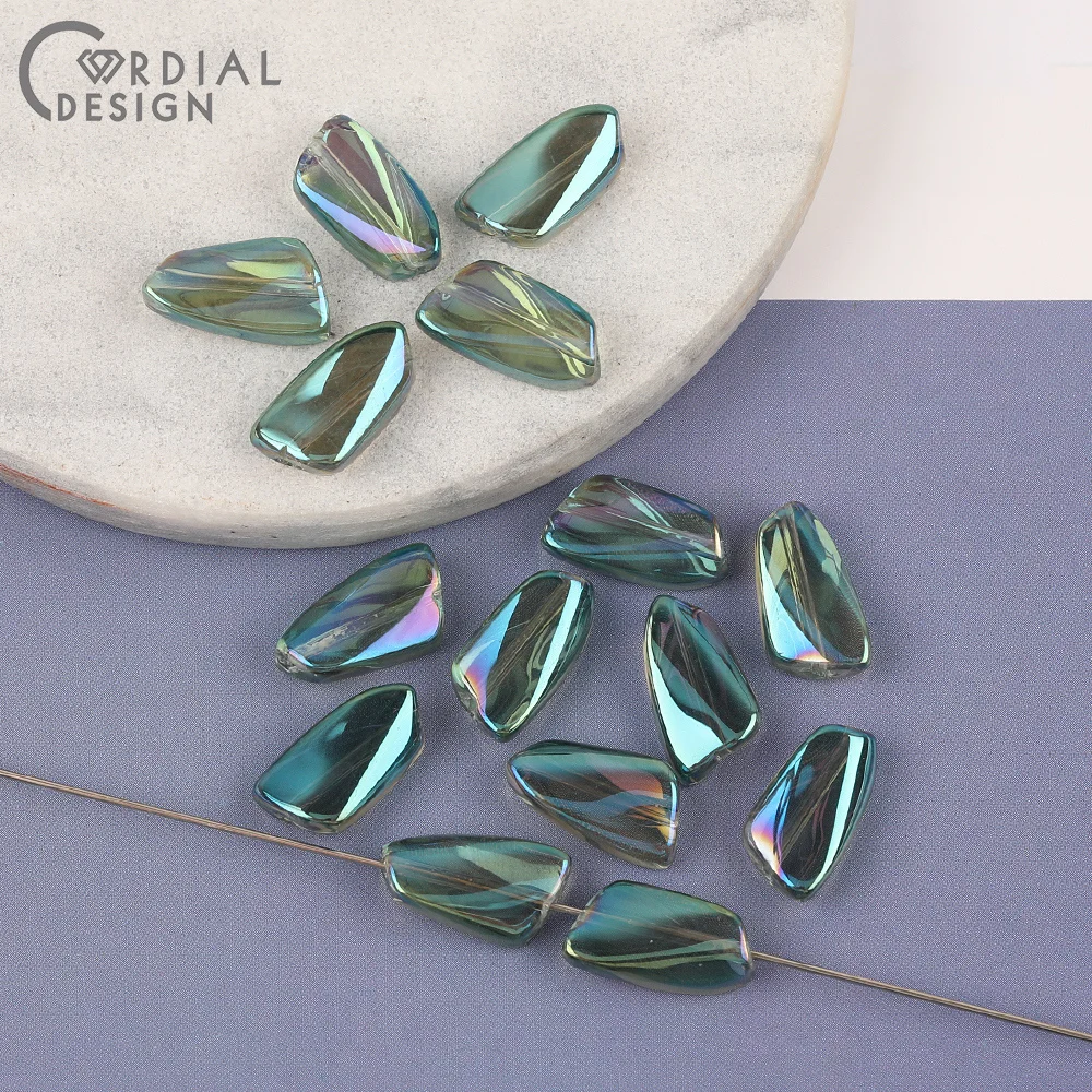 Cordial Design 9*16MM 300pcs Beads Making/Irregular Shape/DIY Glass Bead/Aurora Effect/Hand Made/Jewelry Findings & Components 11 Cordial Design 9*16MM 300pcs Beads Making/Irregular Shape/DIY Glass Bead/Aurora Effect/Hand Made/Jewelry Findings & Components - cordial