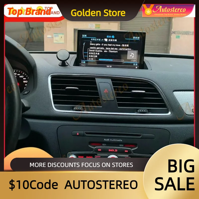 

Android 13,0, 8 ГБ ОЗУ, 128 для Audi Q3 2012-2019, магнитола, мультимедийный плеер, головное устройство, автомобильная стереосистема, Carplay